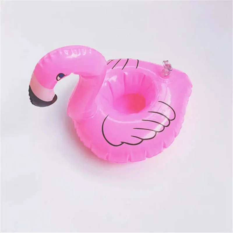 

Mini Floating Cup Holder Pool Swimming Water Toys Party Beverage Boats Baby Pool Toys Inflatable Flamingo Drink Holders