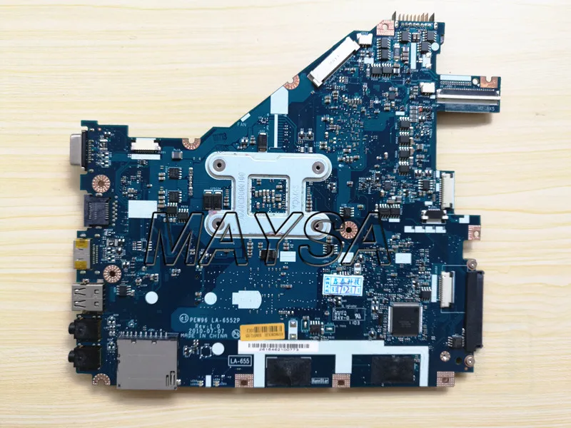 MBR4602001 PEW96 L01 LA-6552P материнская плата подходит для ACER Aspire 5552 5552G NV50A основная плата ноутбука полностью протестирована, с бесплатным процессором