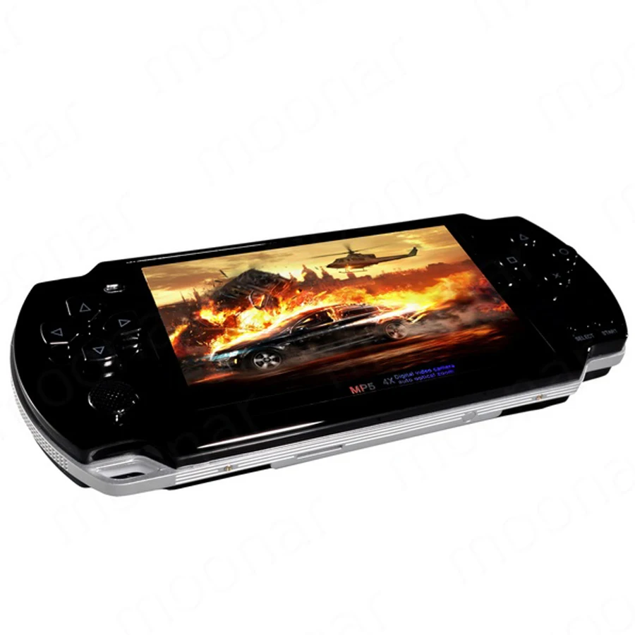 Встроенный 5000 игр Поддержка AV Out 8 Гб 4 3 дюйма PMP Ручной игровой плеер MP3 MP4 MP5