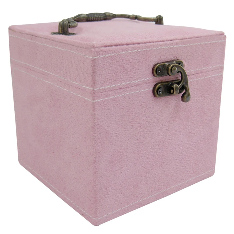 

Jewelry Box Portable Storage Organizer Zipper Portable Women Display Travel Case