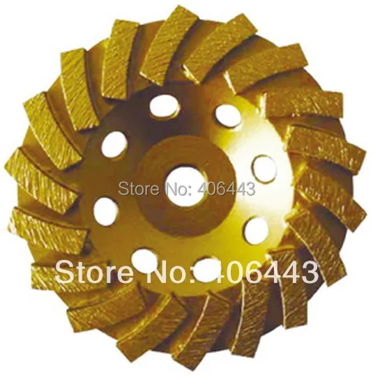 4 дюймовый сегмент сварные Алмазные чашки шлифовального круга для бетона гранита