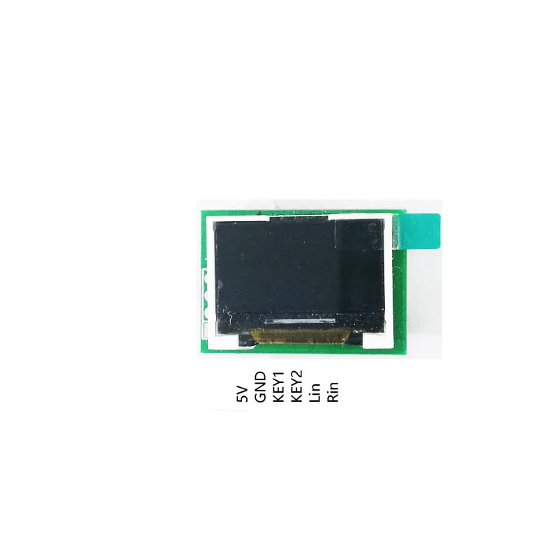 0 96 дюймовый цветной OLED анализатор музыкального спектра с часами MP3 Усилитель