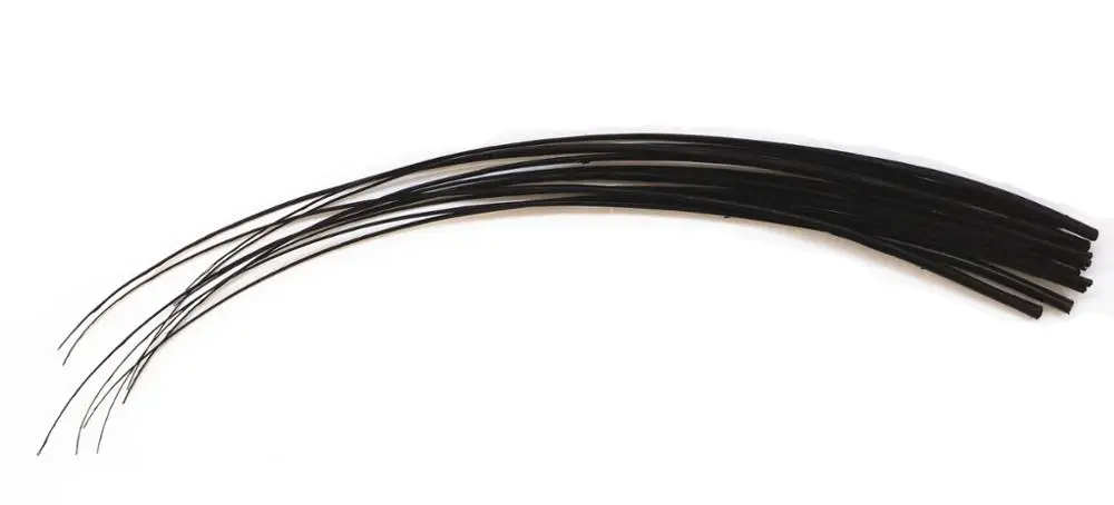 Black 6 шт./лот Страусиные перила шипы Millinery шляпа отделка поставки 15 цветов на выбор B048 - Цвет: Black
