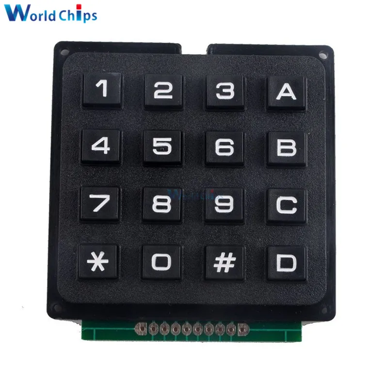 Матричный модуль клавиатуры 4x4 используется ключ PIC AVR Stamp Sml 4*4 пластиковый