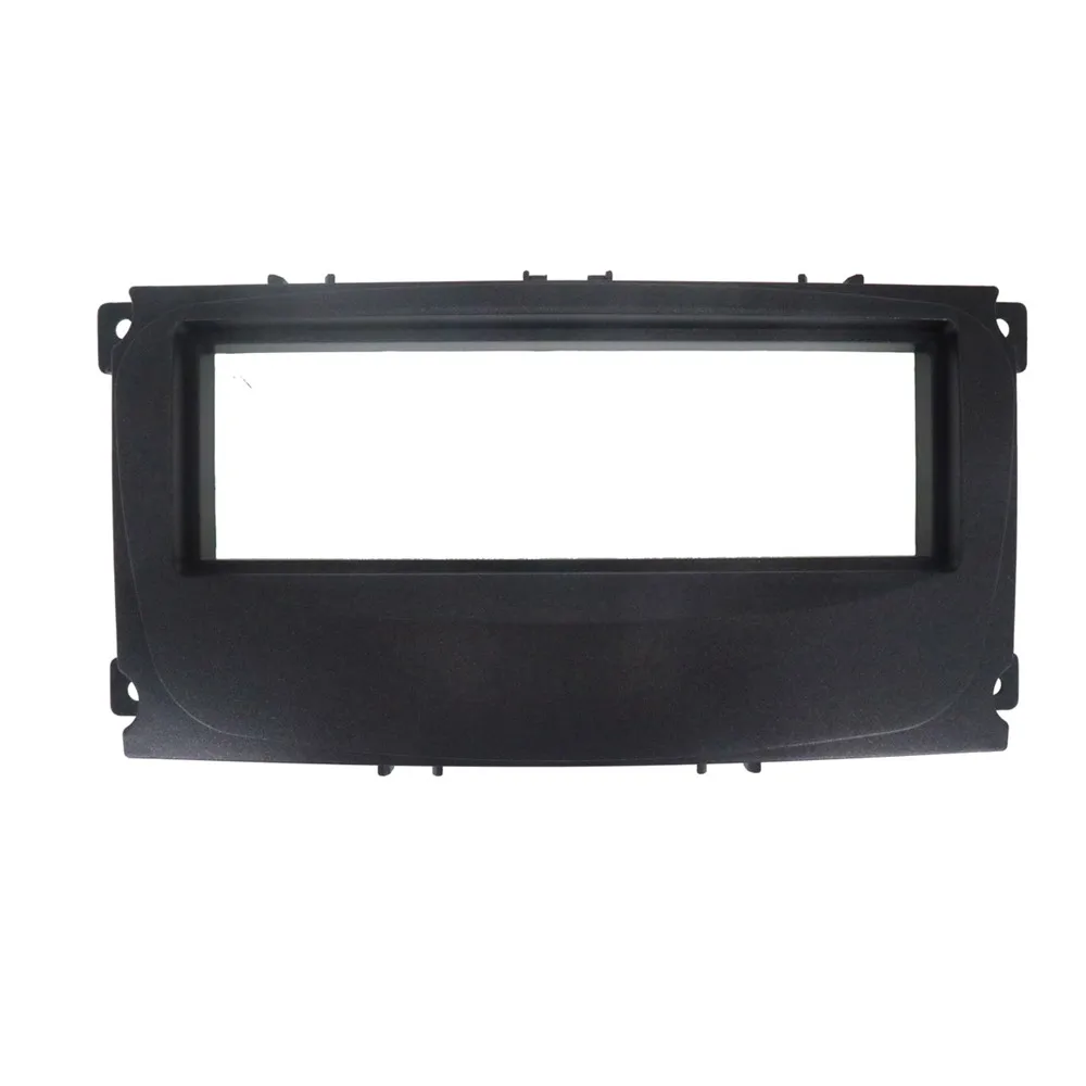 1 din Автомобильная фасция панель Рамка для FORD Focus II, Mondeo, S-Max, C-Max, Galaxy II, Kuga(черный) установка объемных комплектов 08-001