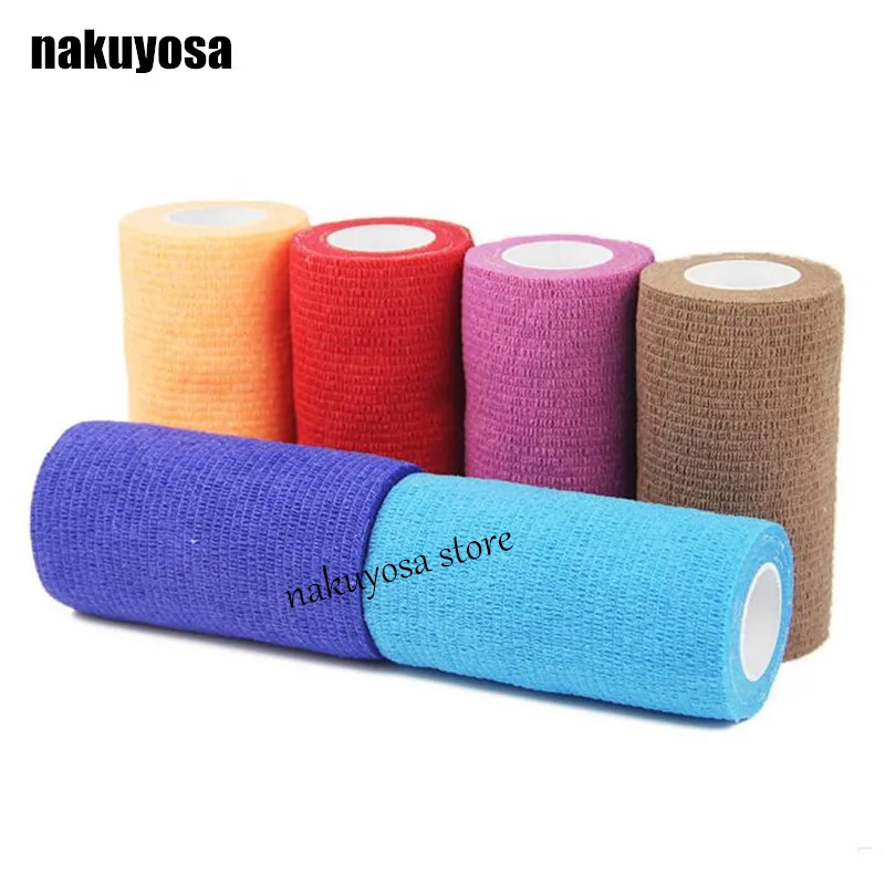5 рулонов 10 см x водонепроницаемый самоклеющийся эластичный бандаж мышечная