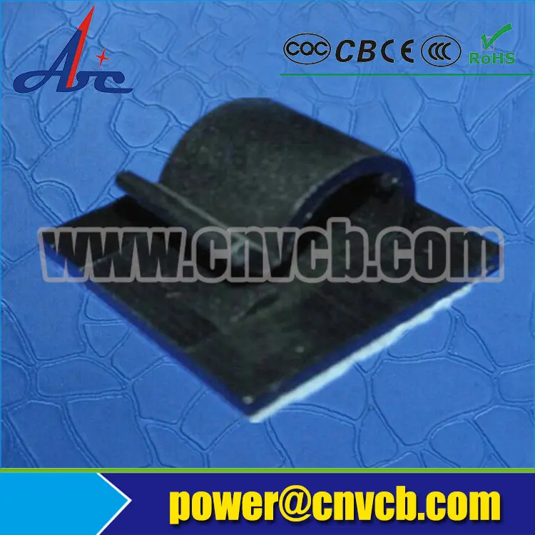 Черное самоклеящееся крепление для галстука с кабелем PL 0035|mount black|mounting cable tiemount |