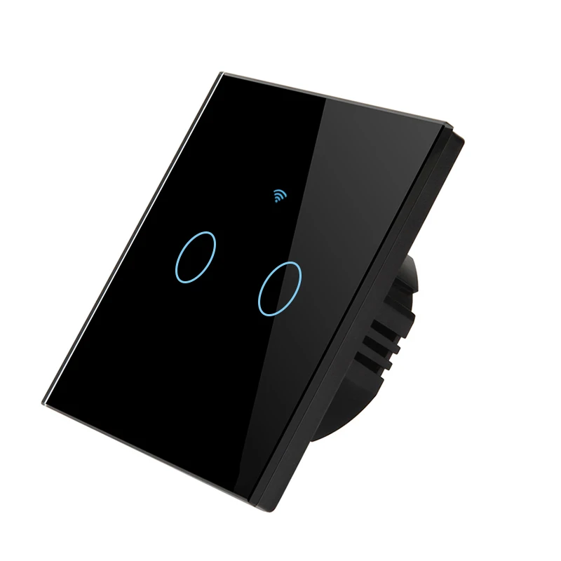 Дистанционный переключатель освещения беспроводной настенный прерыватель сенсорный переключатель WiFi совместимый с Alexa Google Assistant для IFTTT Android