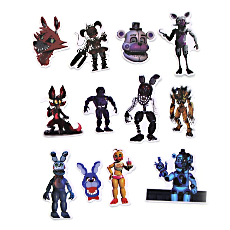 58 шт. Five Nights at Freddy забавные детские поделки Скрапбукинг альбом багаж ноутбук мотоцикл тетрадь наклейка водонепроницаемые наклейки E0068