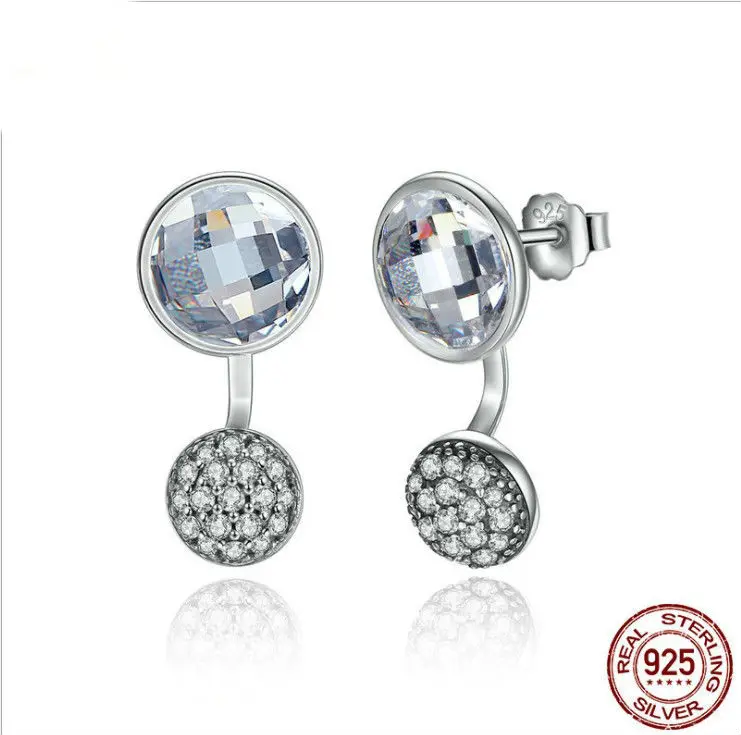 Распродажа 925 серебро Европа перо Кристалл от Swarovski новые модные креативные