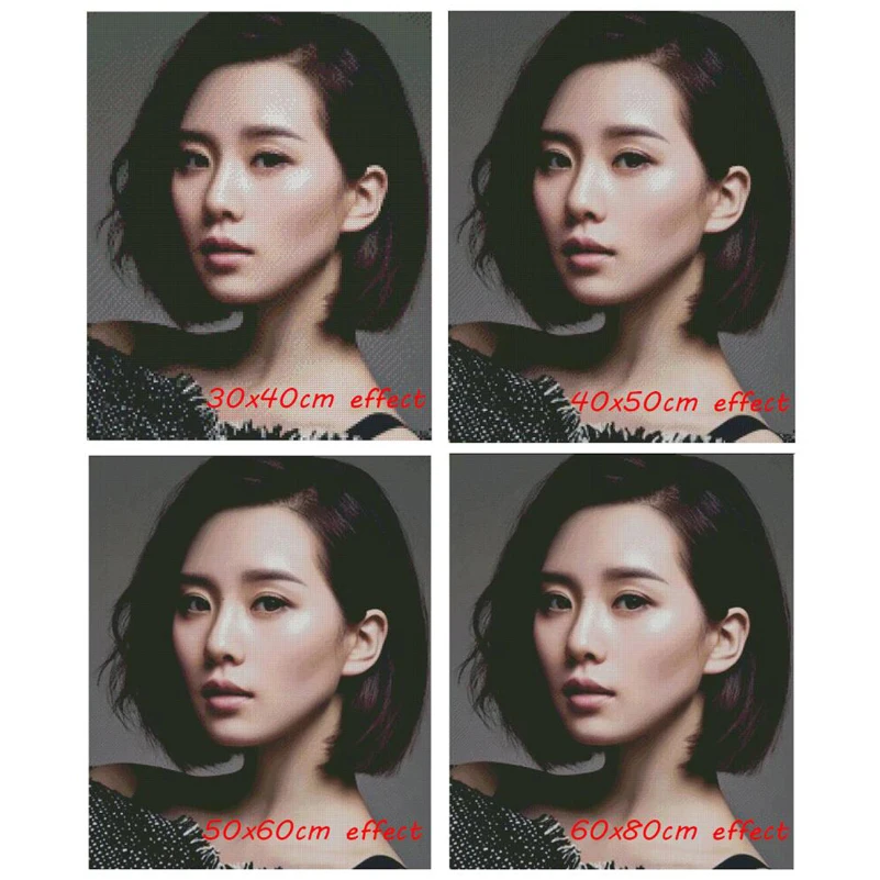 Алмазная 5d Вышивка большого размера с изображением затмения Луны стразы