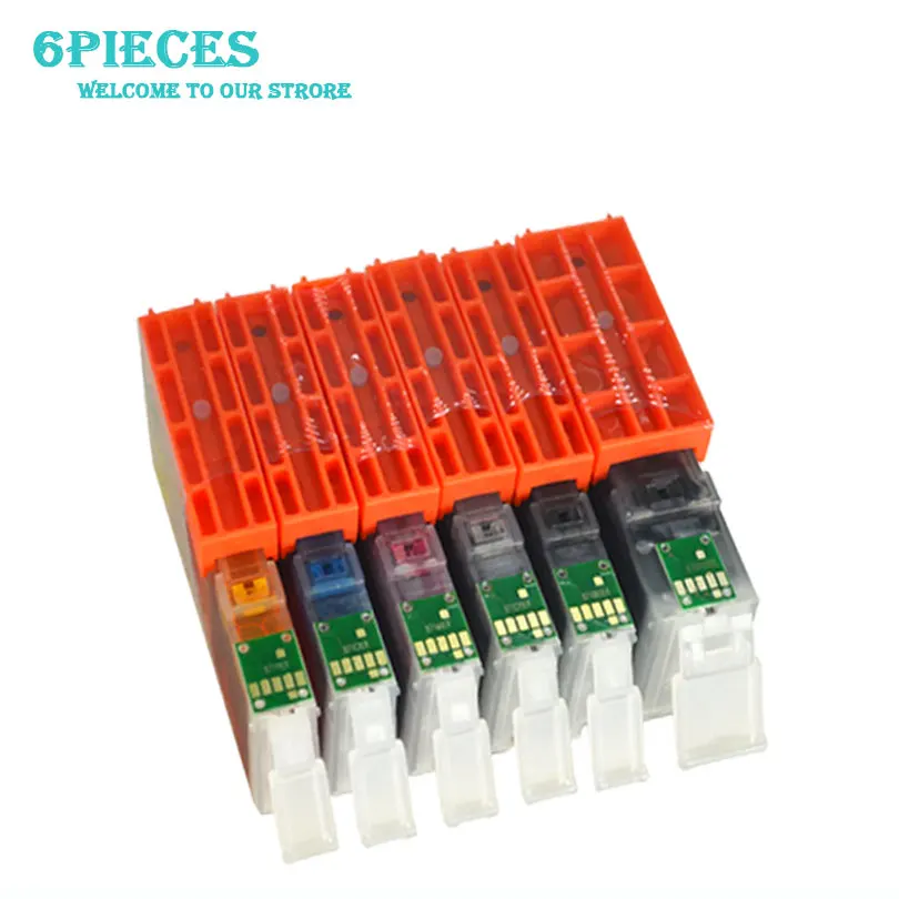 LuoCai PGI 770 CLI771 6 шт. многоразовый картридж для Canon PIXma MG5770 MG6870 TS5070 TS6070 TS8070 PGI-770
