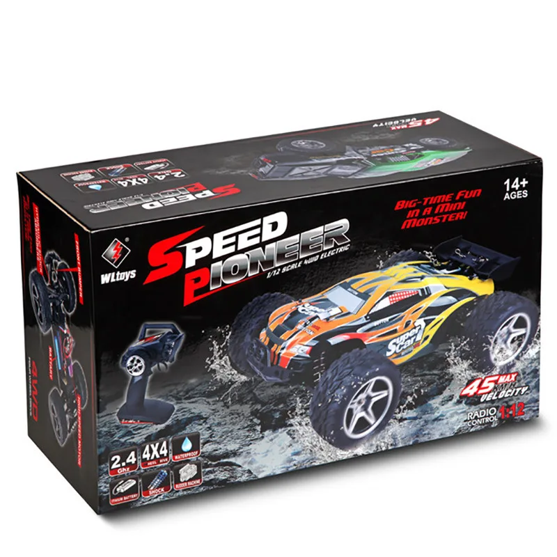 Высокоскоростной JJRC WLtoys 12402 RC автомобили 1/12 4WD гусеничный rtr комплект Р/У Машинки 2