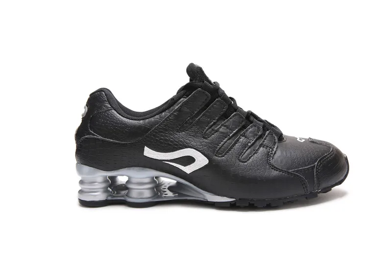 Оригинальная мужская обувь СРХ для ходьбы Shox Tech, сникеры из крокодиловой кожи, спортивные кроссовки Zapatillas deportivas HOMBRE для видов спорта на открытом воздухе - Цвет: Черный