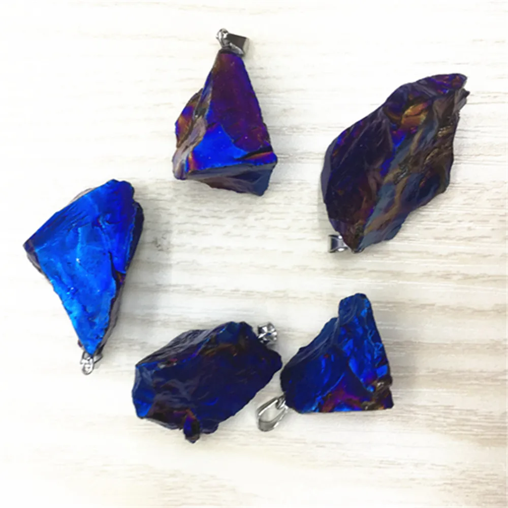 Лидер продаж 2019 оптовая продажа подвеска в форме пещеры радужного титанового