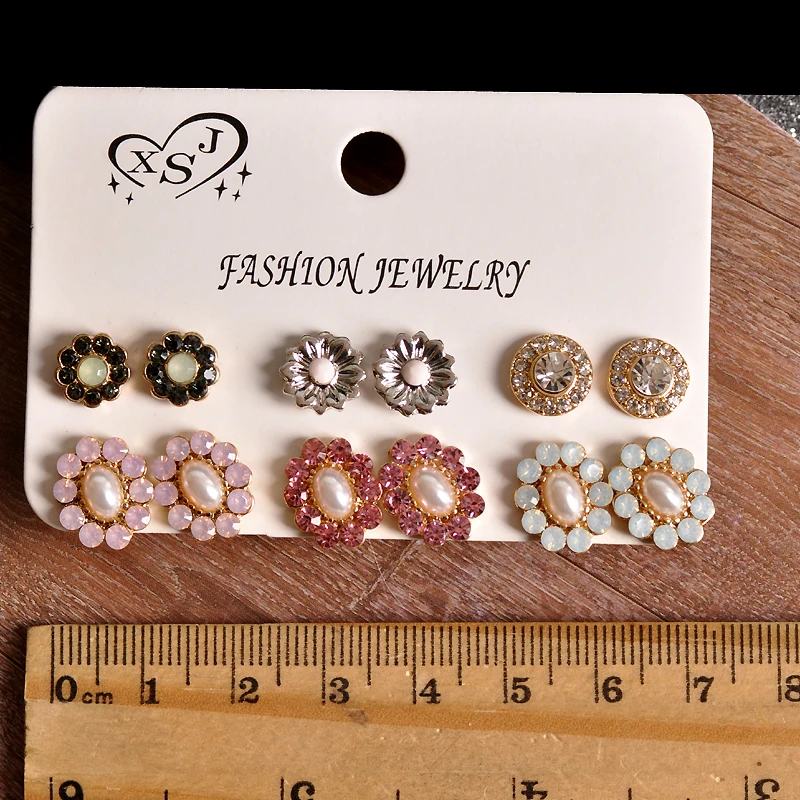 Новые модные женские Украшения оптовая продажа вечерние серьги гвоздики для