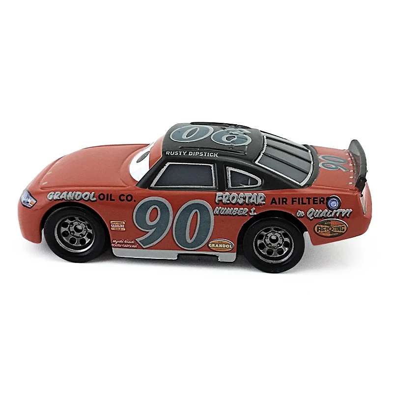 Disney Pixar Cars 3 No.90 Ponchy Wipeout Thomasville Racing Legends 1:55 литья под давлением металлическая