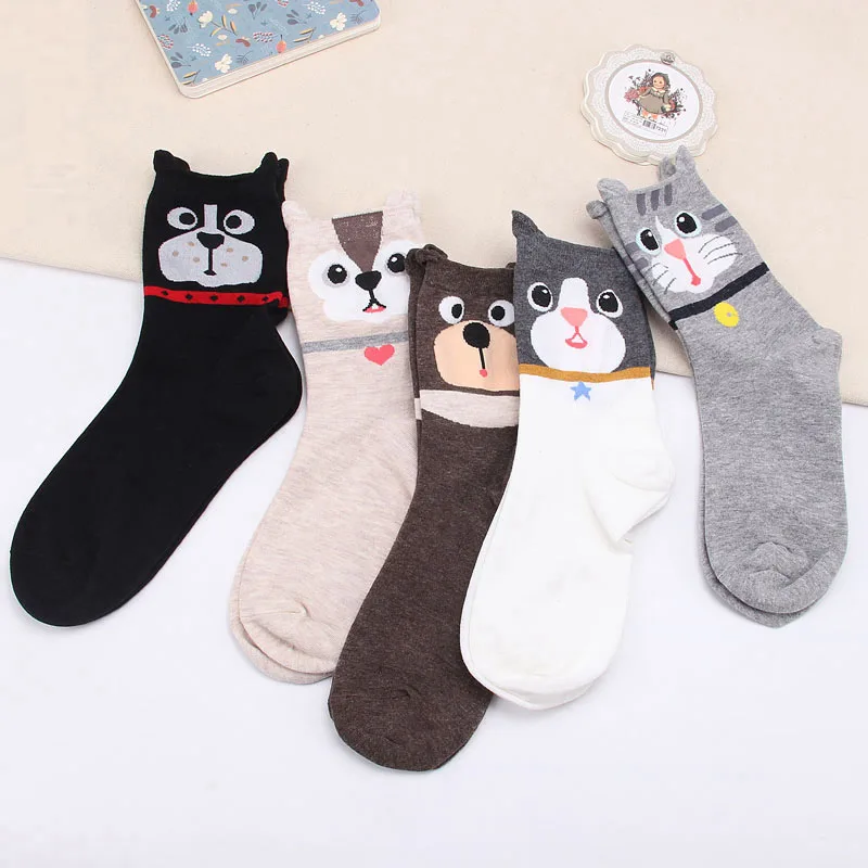 Носки женские винтажные короткие 1 пара | Женская одежда