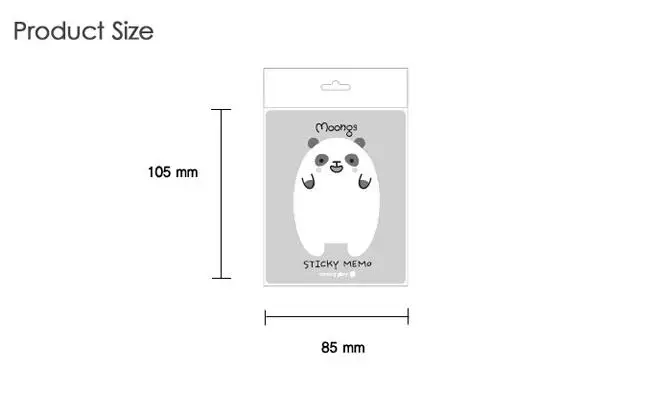 2 шт./лот Kawaii довольно животных Sticky memo pad заметки школы канцелярские принадлежности для студентов книга