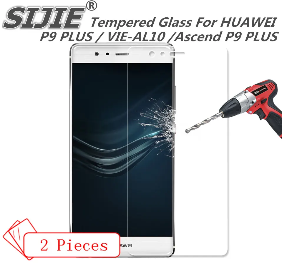 2 шт. закаленное стекло для HUAWEI P9 PLUS VIE AL10 Ascend P9PLUS защитный экран 5 дюймов смартфон