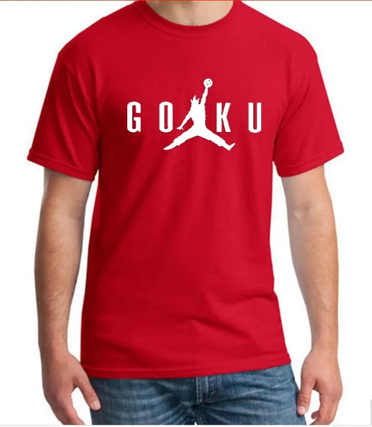 Japan Anime Dragon Ball Z T Shirt Summer Men Short Sleeve Cotton Son Goku Air Tee | Мужская одежда