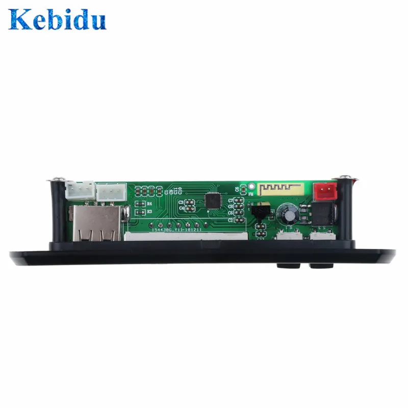 Аудио модуль KEBIDU DC 5 в 12 В Bluetooth MP3 WMA FM AUX декодер плата TF радио автомобильный
