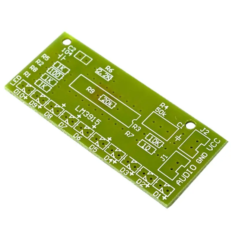 LM3915 10 Светодиодный индикатор набор аксессуаров звук аудио анализатор спектра уровень DIY Электроника пайка практика Набор