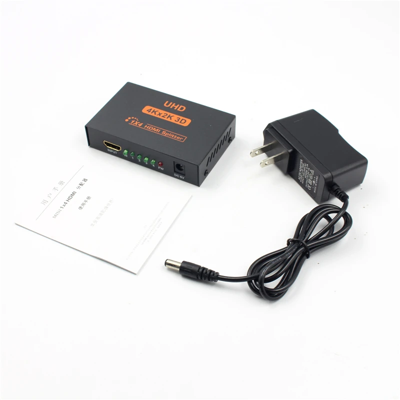 UHD 4K * 2K 3D 1 в 4 out 1X4 порта HDMI Сплиттер концентратор ретранслятор усилитель Full HD 2160P