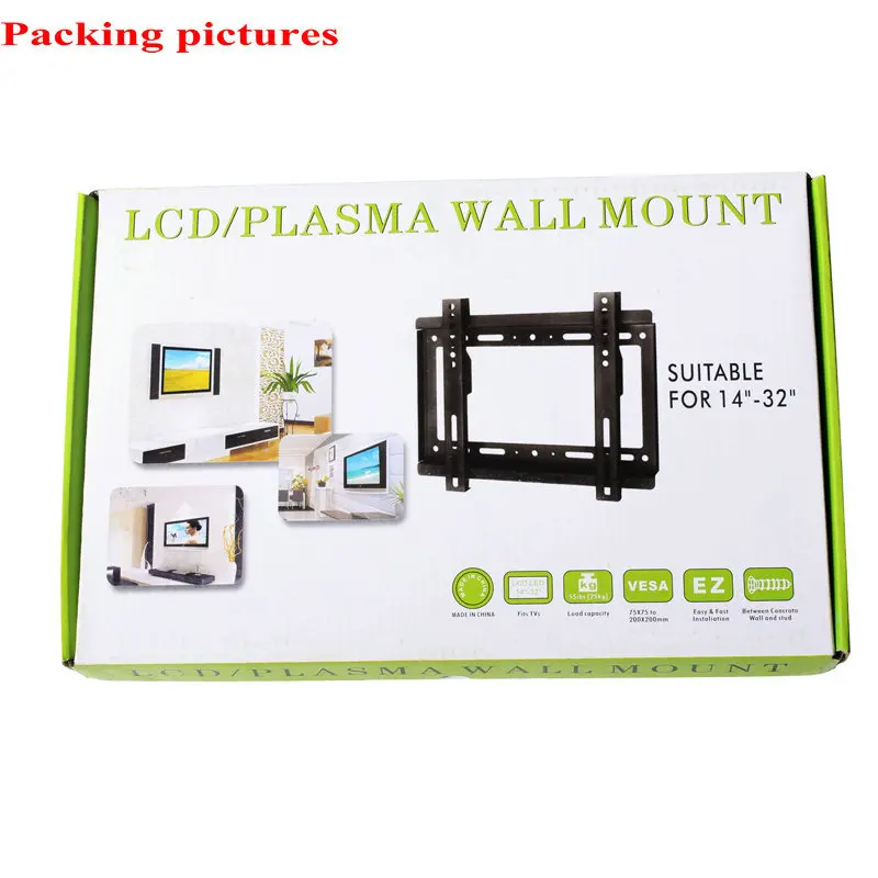 12&quot 14&quot 16&quot 19&quot 20&quot 24&quot 26&quot 30&quot 32&quot 37&quot Super Strong LCD LED Plasma Flat TV Wall Mount Bracket |