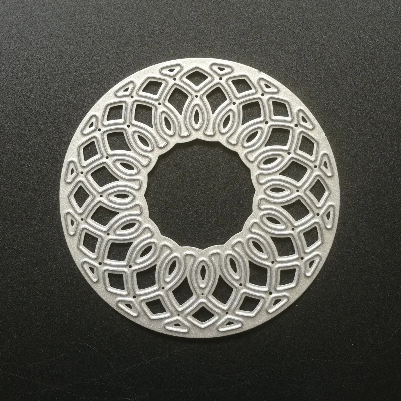 

Металлический круглый чехол трафареты для вырезания штампов для «сделай сам» Скрапбукинг/фотоальбом декоративное тиснение «сделай сам» б...