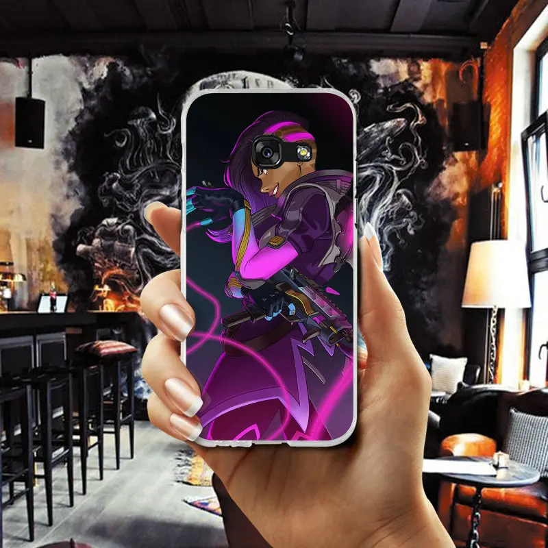 Горячие игры Overwatchs ВЛ Ana тонкий мягкий из полиуретана телефон чехлы для samsung Galaxy