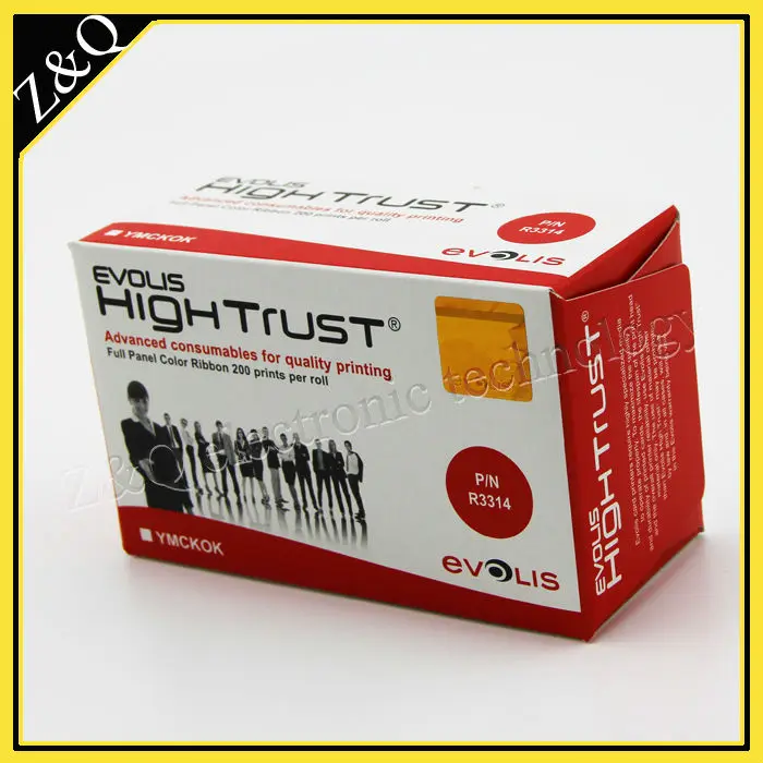 Дешевая отличная Лента Evolis цветная лента R3314 ymchou для использования с квантовыми