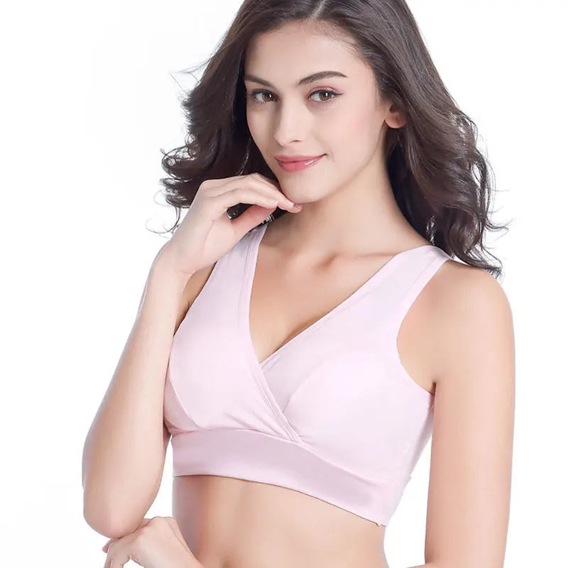 Бюстгальтеры для беременных из хлопка грудного вскармливания бюстгальтеры сна