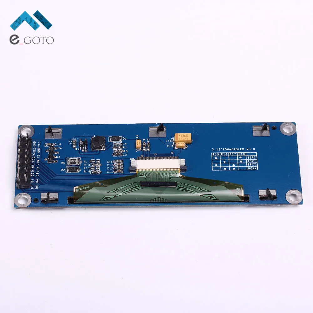 Желтый Цвет 3.12 &quot3.12 дюйма OLED Дисплей модуль 256x64 SPI общаться ssd1322 для Arduino/STM32/ 51|module