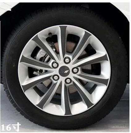Черные/розовые обода из углеродного волокна/Фотообои для 16 дюймовых ободов Chevrolet