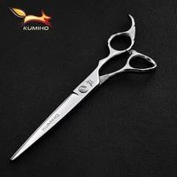 kumiho professional hairdressing scissors 440c 6 5inch hair scutting scissors 7inch hair shear with offset handle free shipping