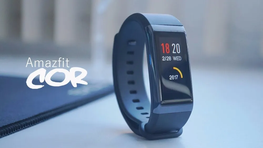Умный Браслет Huami Amazfit Cor с английской версией 5ATM, водонепроницаемый, 2.5D, цветной, ips экран, трекер сердечного ритма BT для Android и IOS