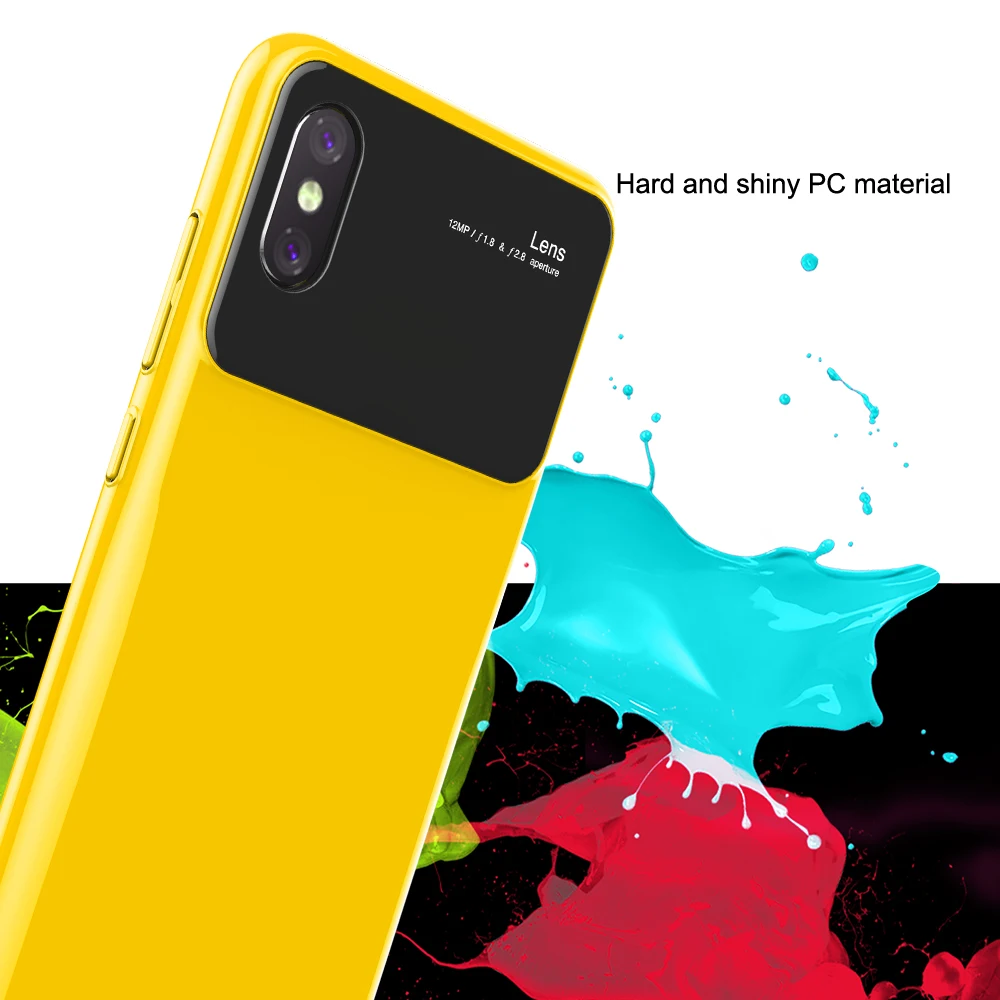 Для Xiaomi mi 8 Pro Чехол Для Телефона Жесткий ПК Блестящий глянцевый тонкий mi 8 8pro Lite чехол тонкий анти-осенний защитный чехол цветные чехлы