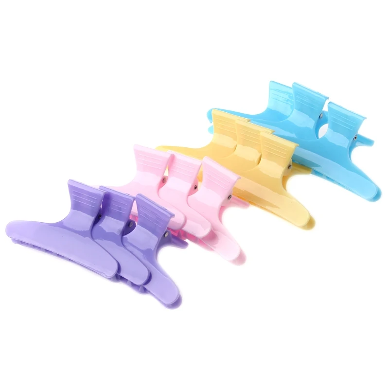 12 шт. цветные красивые пластиковые заколки для волос в форме бабочки инструмент