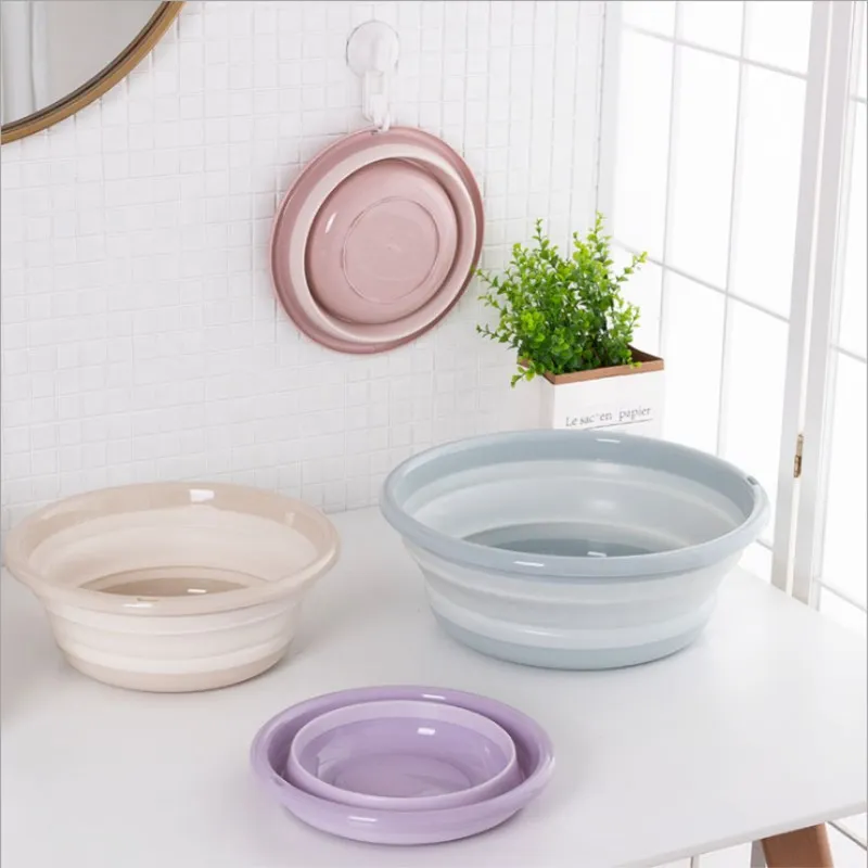 Складное ведро|Пластиковые и портативные тазы| |