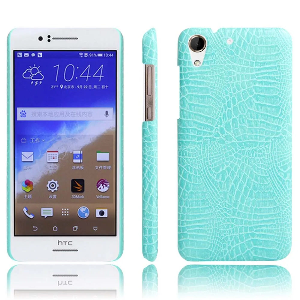 Luxury Artificial Leather With Crocodile Skin Printing Mobile Phone Cases For HTC Desire 728 D728 Case Back Cover |