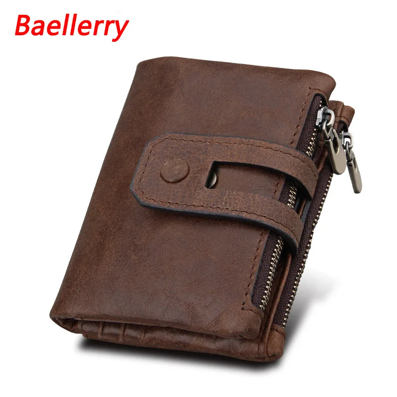 Baellerry 2019 осень Новое поступление мужской кошелек из натуральной кожи для мужчин