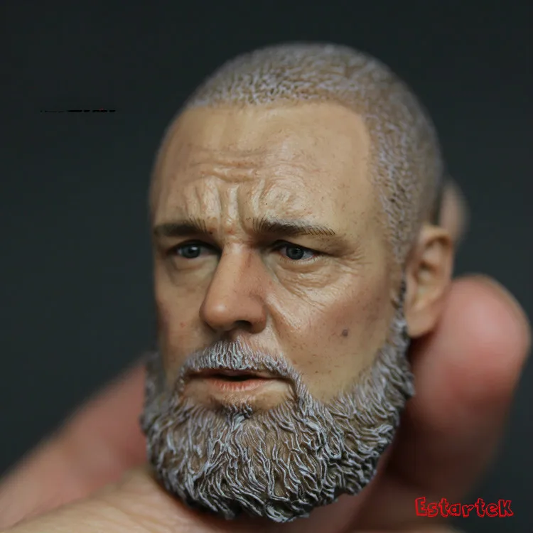 ESTARTEK 1/6 й масштаб Ноев ковчег Спаситель Руссо клау голова бороды Лепка для 12