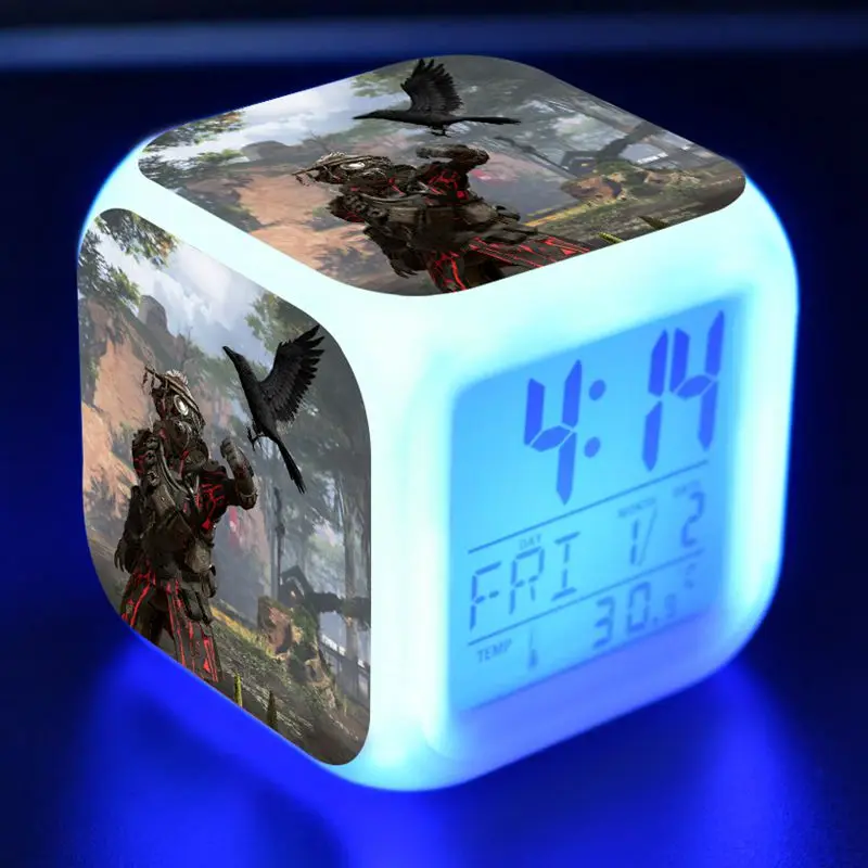 N24 Боевой Королевский Apex Legends рисунок светодиодный Будильник красочный флэш-светильник Apex Legends игра для мальчиков Figma игрушки - Цвет: N24