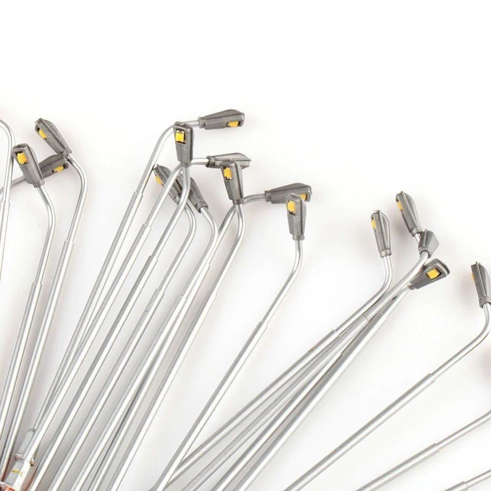 20 шт. уличные лампы светодиодные модельные изогнутые одноголовые медные Уличные