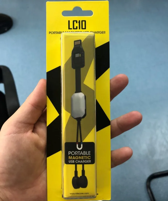 NITECORE LC10 портативное магнитное наружное USB зарядное устройство для
