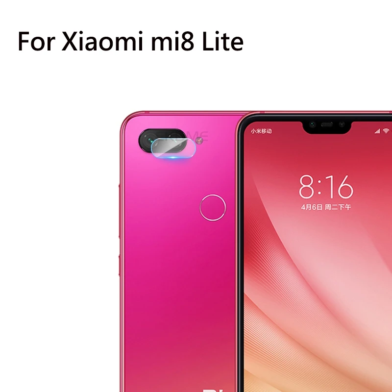Защита объектива камеры для Xiaomi Mi8 Lite Mi 8 SE Mix 3 Max3 A2 A1 6X 5X Pocophone F1 задняя линза