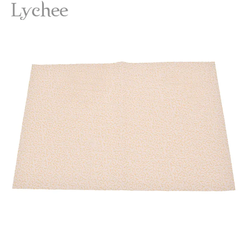 Lychee жизнь 21x29 см A4 тиснением ПВХ кожа ткань высокое качество шаблон Синтетическая Кожа DIY Материал для Сумки из натуральной кожи одежды