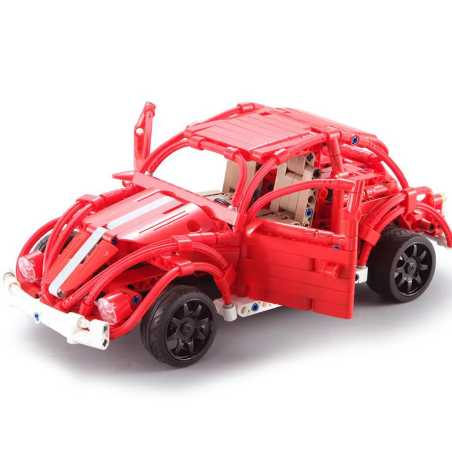 Technics Classic Beetle 2 4 Ghz Радиоуправляемый автомобильный строительный блок assemable модель