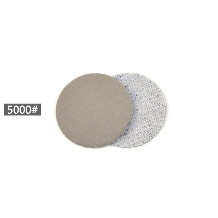 POLIWELL 50 шт. 1 дюймовый шлифовальный круг 1000/3000/5000 шлифовальные диски водонепроницаемый Флокирование абразивной наждачной бумаги для небольшой площади тонкой полировки